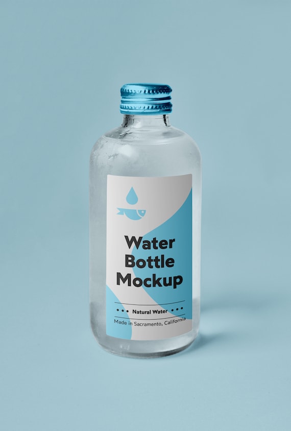 Transparent mist spray bottle mockup - Smarty Mockups
