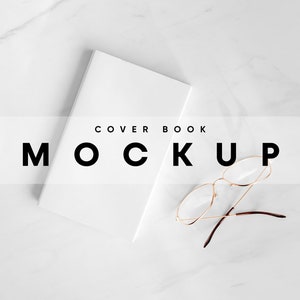 Book Cover Mockup, Cover Mockup, Book Mockup, Magazine Mockup, Front Cover Mockup,  Journal Mockup