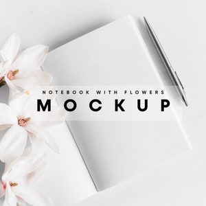 Notebook Mockup, Open Notebook Mockup, Notebook with Hands Mockup, Diary Mockup, Magazine Mockup, Note Mockup, Sketchbook Mockup