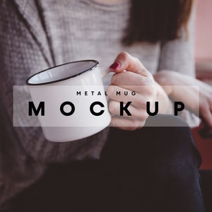 Mug Mockup, Metal Mug Mockup, Coffee Mug Mockup, Tea Mug Mockup, Metal Cup Mockup, Cup Mockup, Coffee Cup Mockup, Tea Cup Mockup