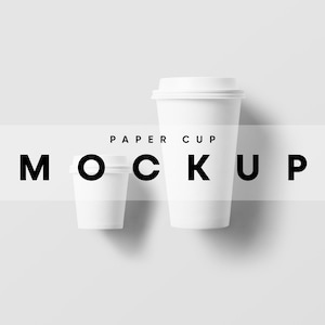 Maquette de tasse de papier, maquette de tasse, maquette de tasse de café, maquette de tasse de thé, maquette de tasse à emporter