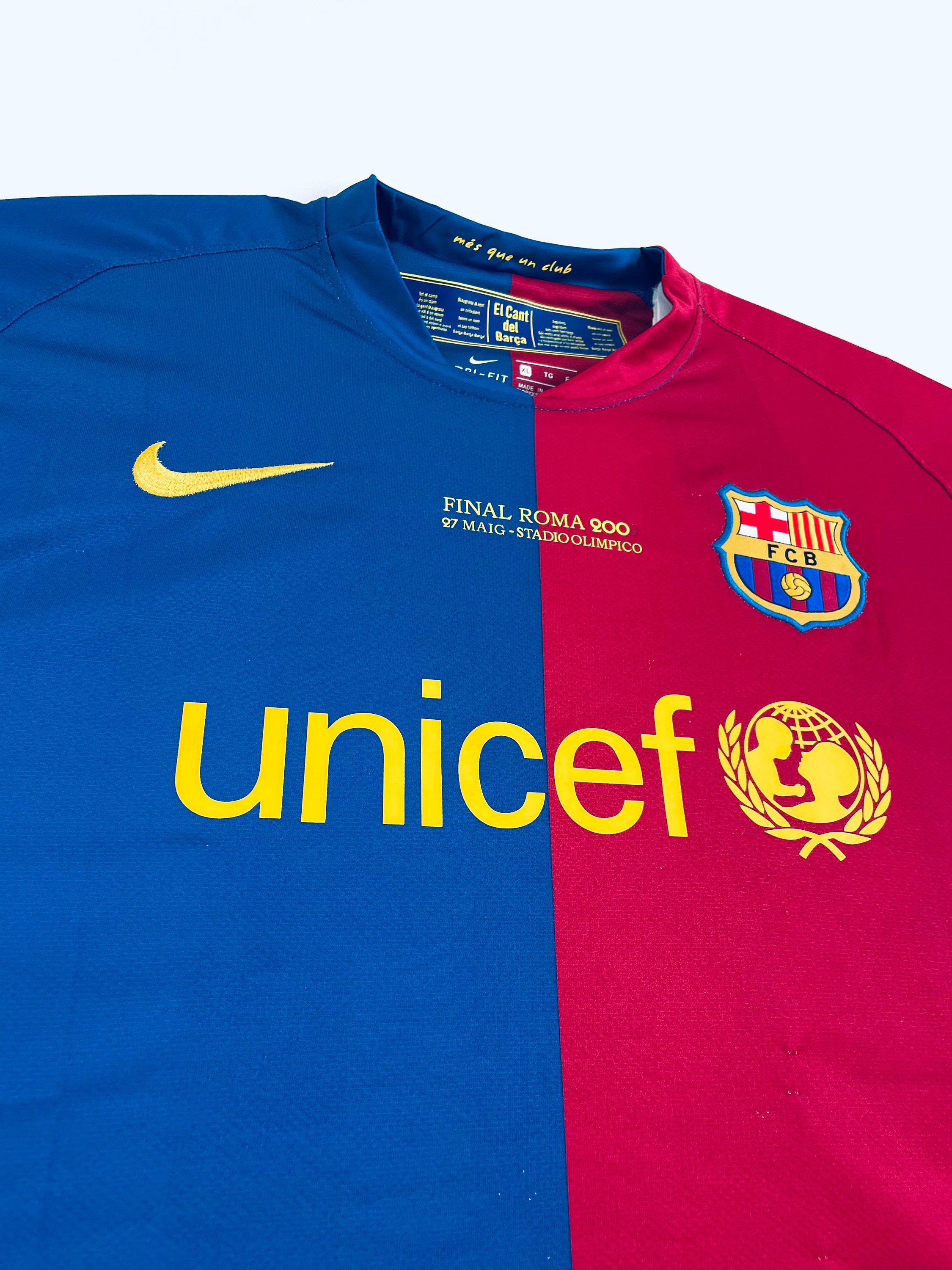 Champions 08-09 Camiseta De Fútbol retro De La Liga De Campeones UEFA De  Barcelona