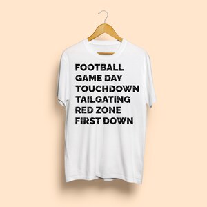 Beunruhigte Fußball Wörter Grunge style T-Shirt PNGs - Digital Download - 12 "x12" in 5 Farben - NFL, College, Gameday, Tailgating Designs