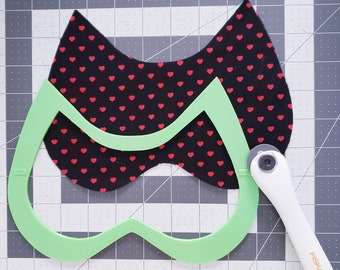 Sleep Eye Mask Template / Sewing Pattern / Gifts to sew / DIY Craft / Sewing Quilting Stencil