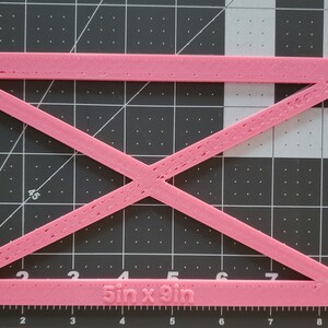 Rectangular Template Set / Sewing Templates / Mask Pattern Face Mask ...