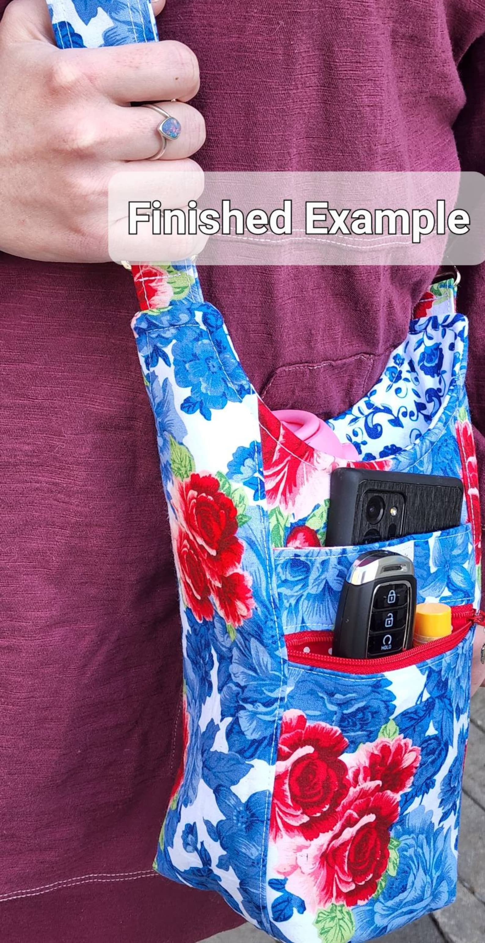 HACK H2O 2GO Sling Template Set Boxed Bottom and Slip Pocket / Etsy