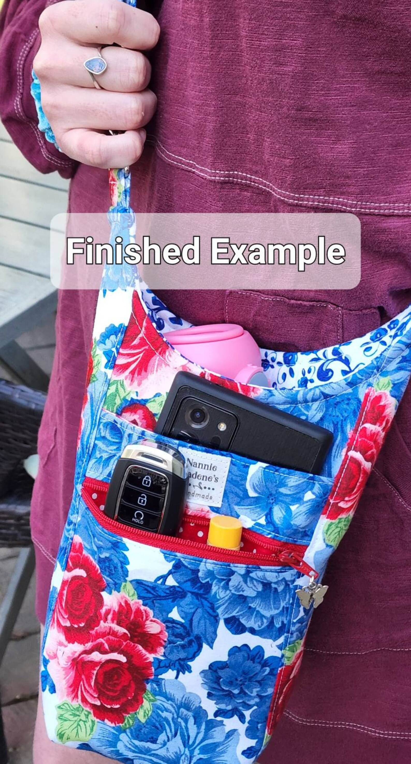 HACK H2O 2GO Sling Template Set Boxed Bottom and Slip Pocket / Etsy
