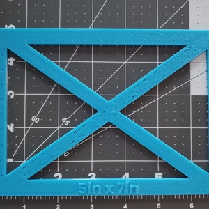 Rectangular Template Set / Sewing Templates / Mask Pattern Face Mask ...
