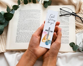 Printable Christian Bookmark, Scripture and Prayer (Digital Download)