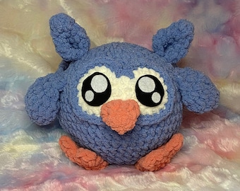 Puffball Pockets Owl PDF Printable Crochet Pattern (FREE DELIVERY) Instant Download / Crochet Owl / Amigurumi Owl / Night Bird / Hoot Owl