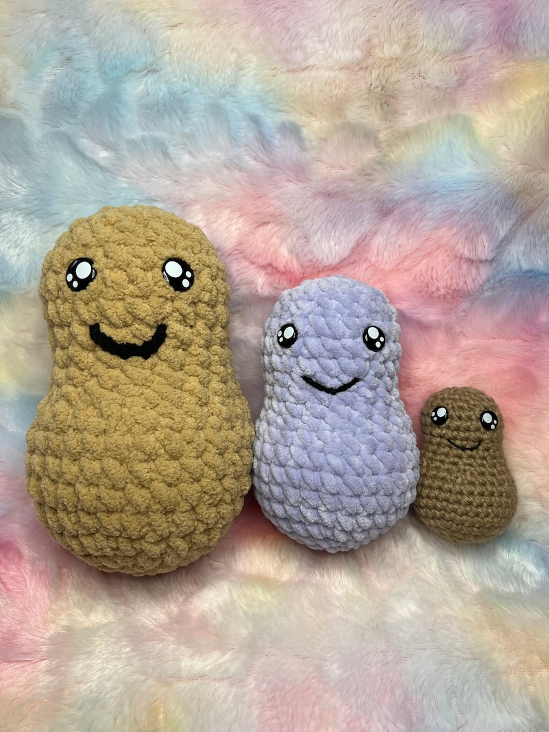 Peanut Plushie Crochet Pattern PDF Crochet Pattern Nut Etsy Canada