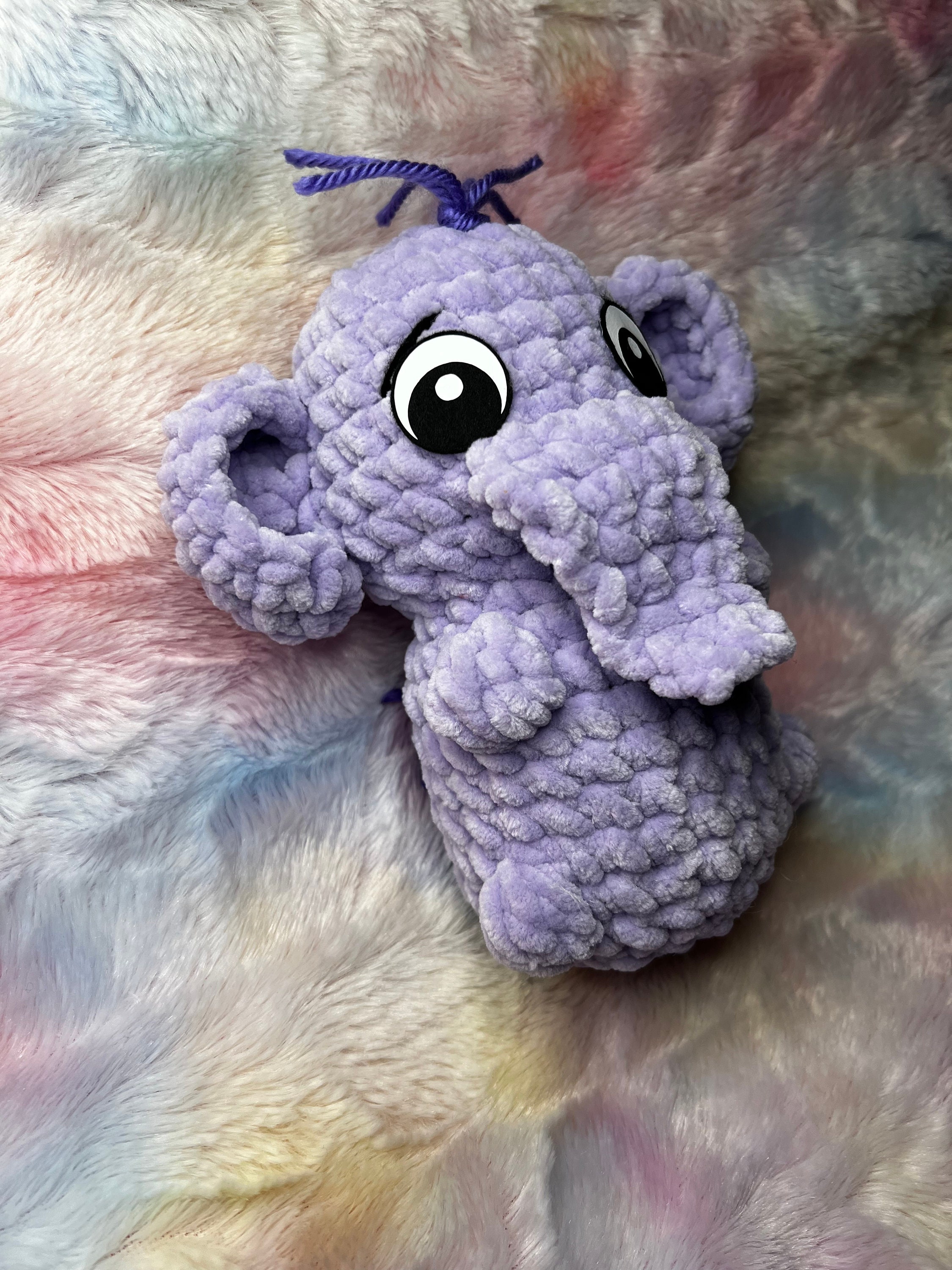 No Sew, Pocket Elephant No Sew Plushie Crochet Pattern, Peanut, PDF ...