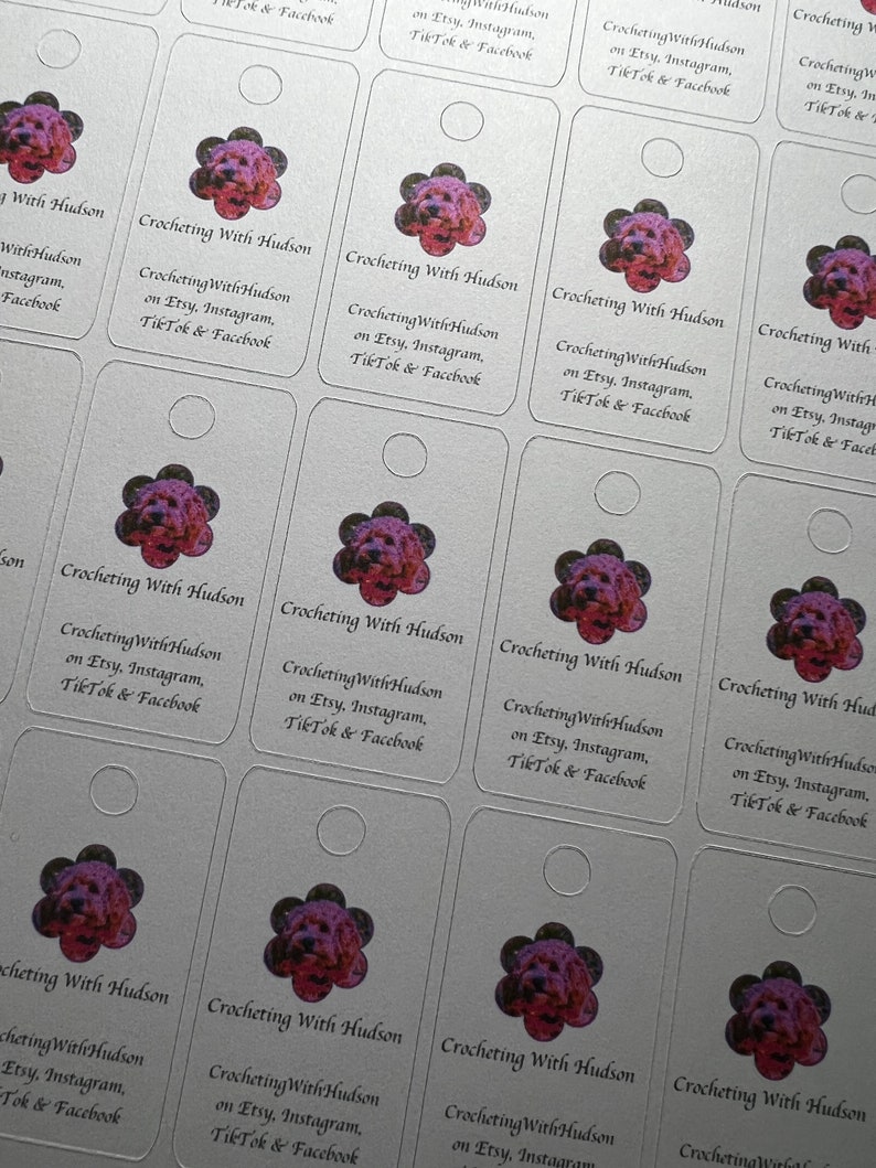 Market/retail Logo Custom Price Tags Card Stock Tags Market Etsy