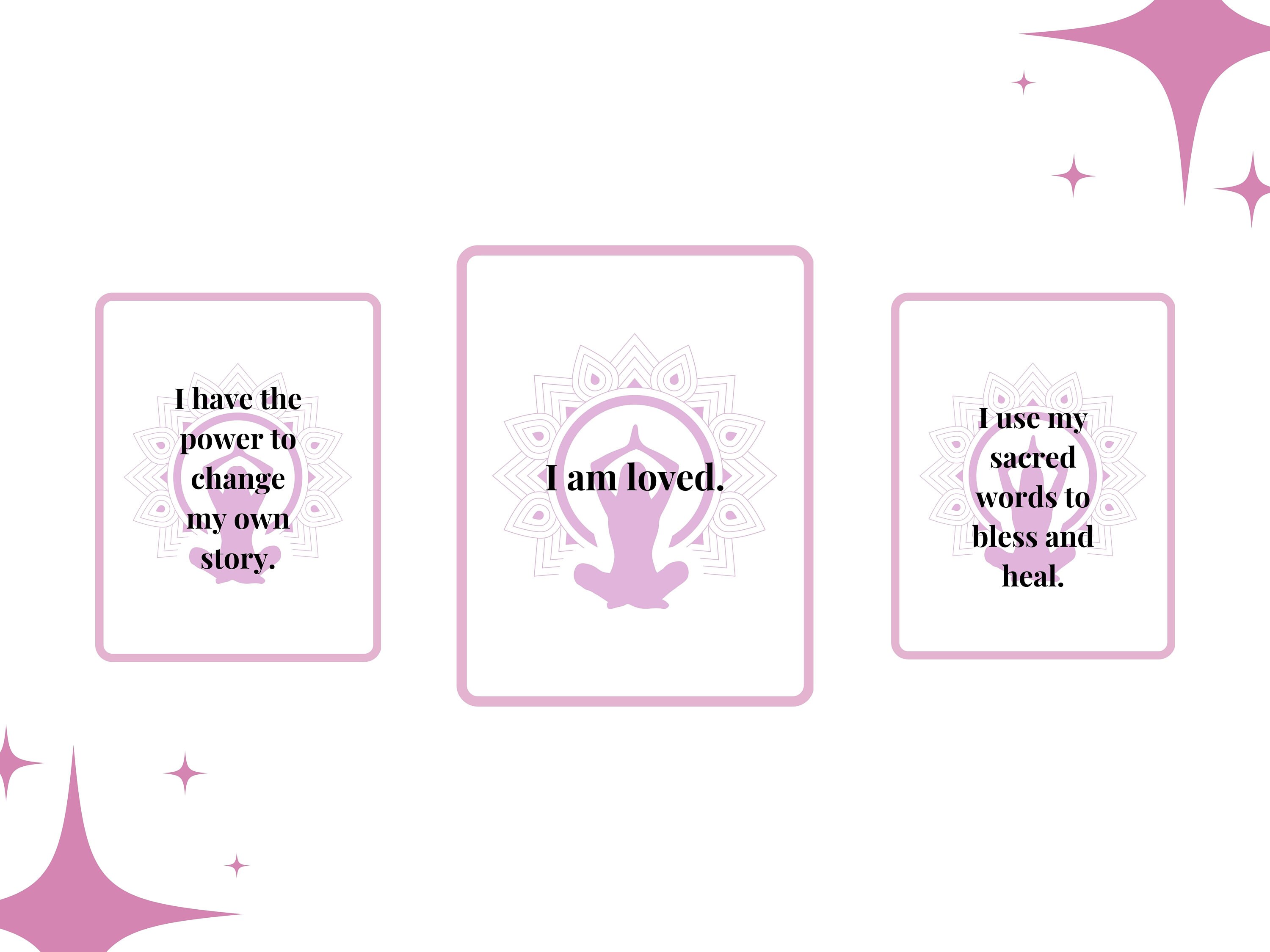 Printable Positive Affirmations for Women Sacred Womendivine ...