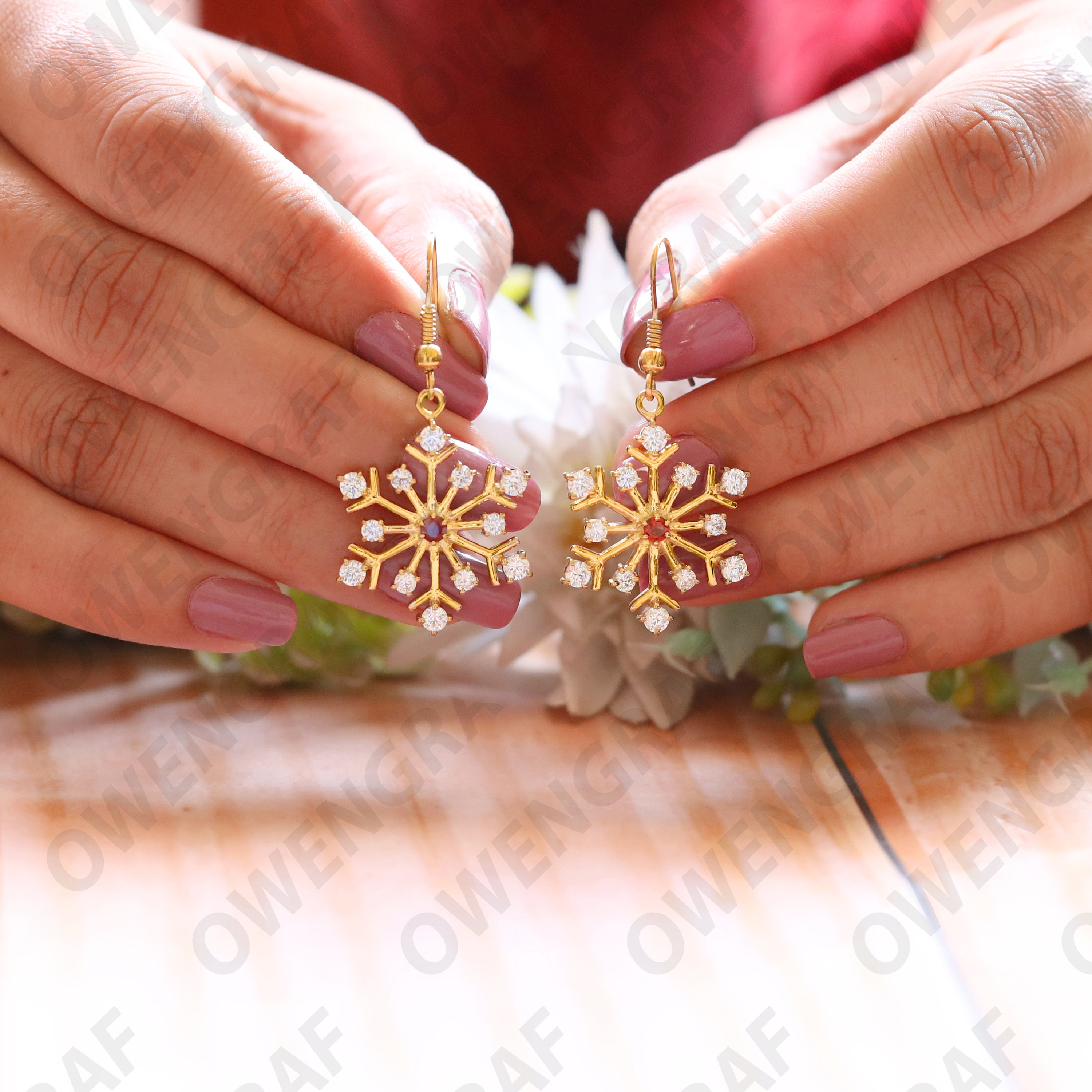 【Hei】(silver925) snowflake one-touch earring ピアス il_fullxfull.4427516329_1e4n.jpg