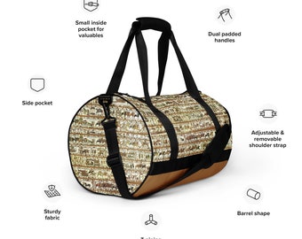 Gym Bag - Bayeux Tapijt Borduurwerk Gotische Middeleeuwen