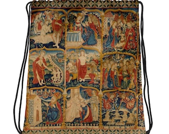Tas met trekkoord - Apostles Creed Tapestry (detail)