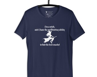 Unisex t-shirt - Wicked Witch Shirt Snacks Gothic Medieval Funny