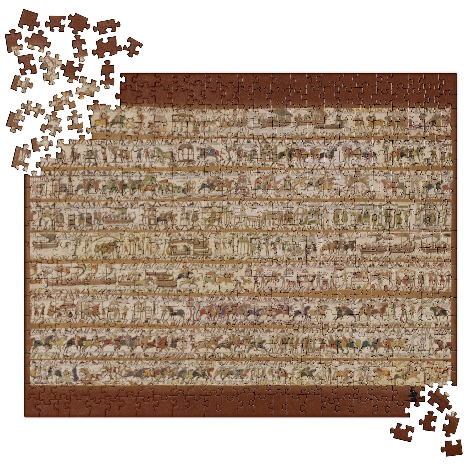 Jigsaw Puzzle Bayeux Tapestry Embroidery Medieval Gothic Etsy