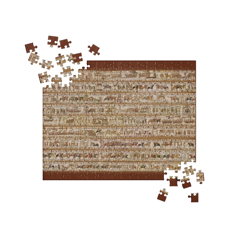 Jigsaw Puzzle Bayeux Tapestry Embroidery Medieval Gothic Etsy