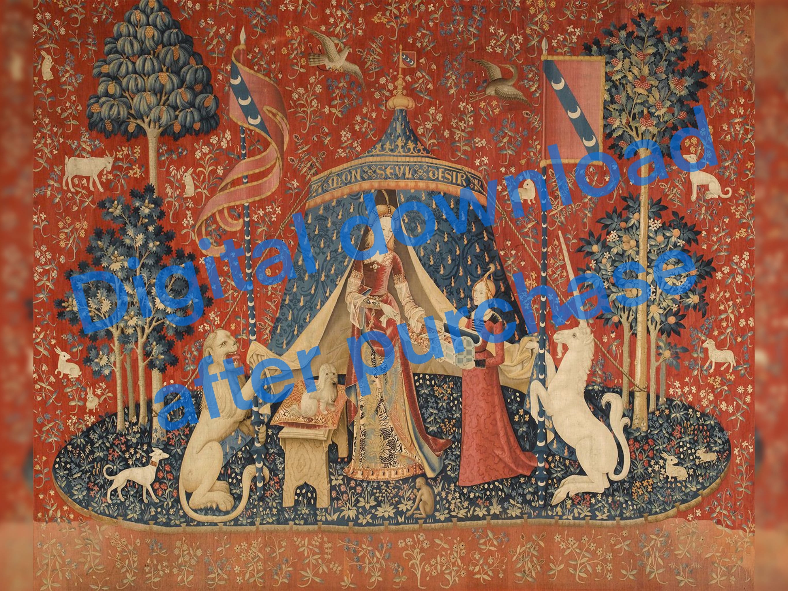 Cluny unicorn tapestries hotsell