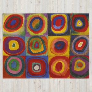 Círculos concéntricos Kandinsky - Manta
