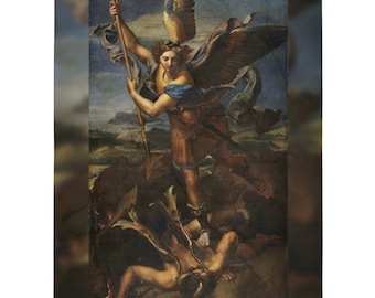 Święty Michał Pokonujący Szatana Rafael - Koc