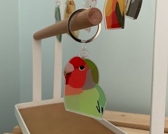 Lovebird Keychain | FREE SHIPPING