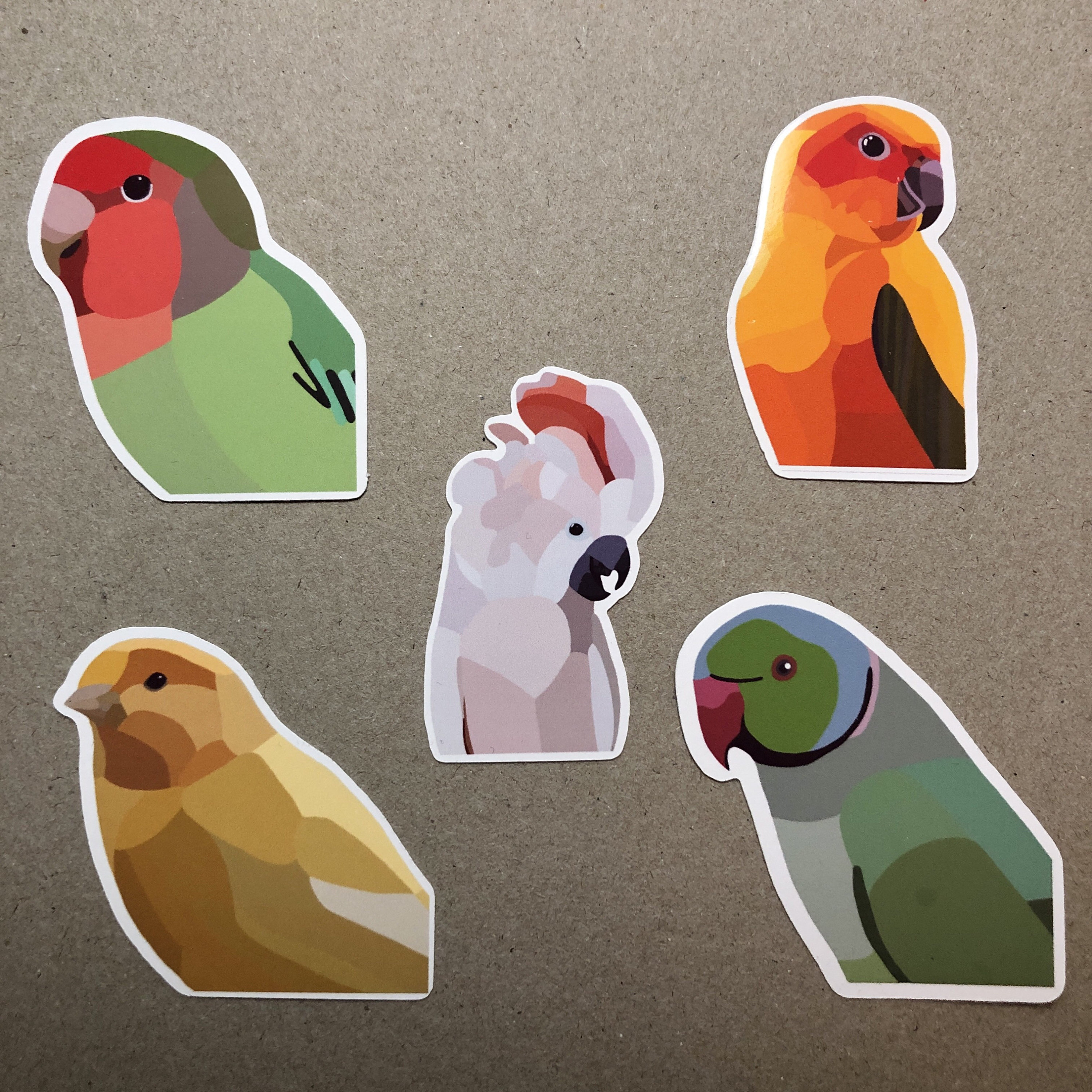 Glossy Bird Stickers | FREE SHIPPING - Etsy
