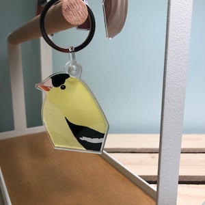 Goldfinch Keychain | FREE SHIPPING