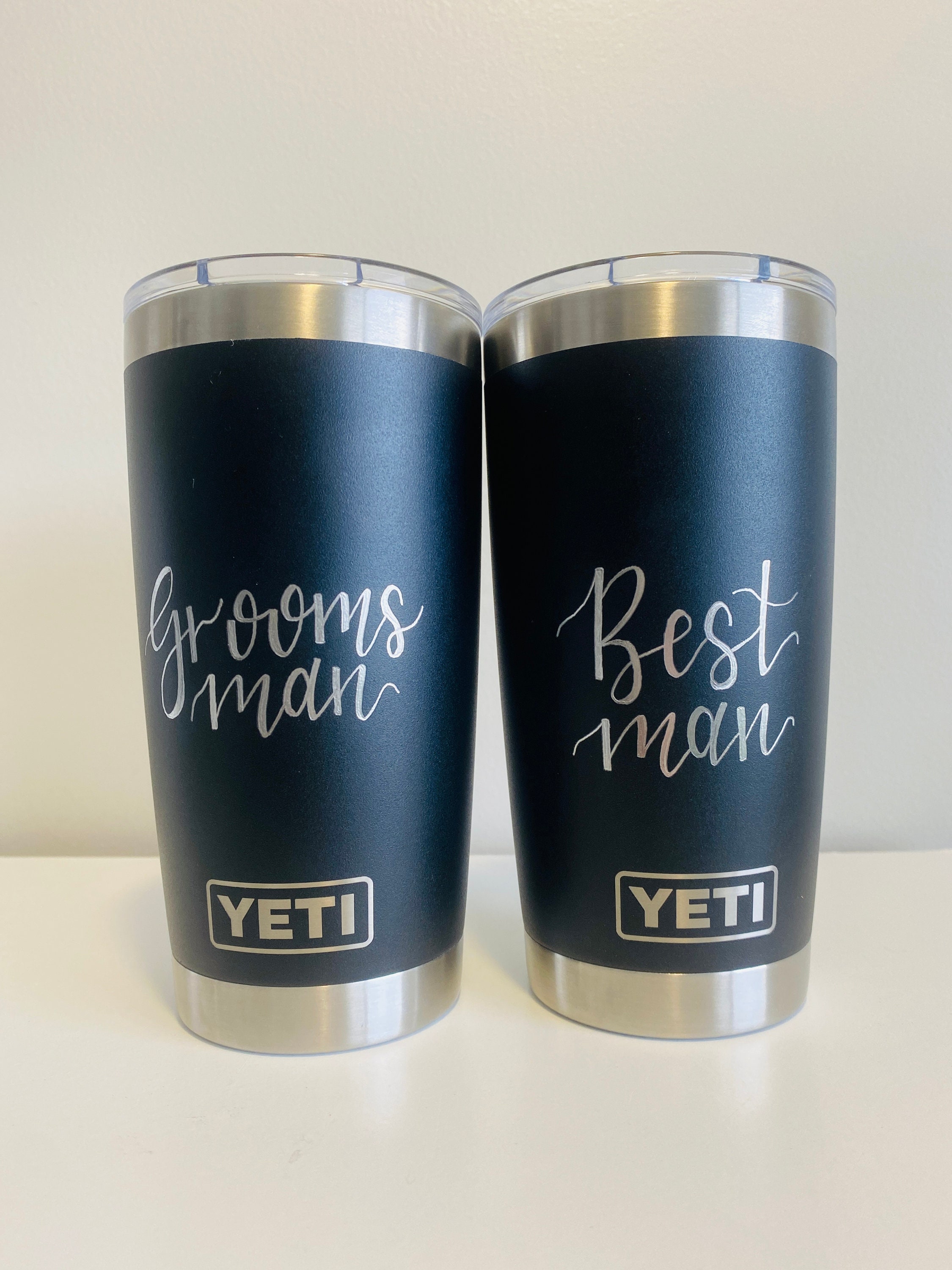 Personalized Yeti Cup Custom Yeti Tumbler Monogrammed Yeti Cup 20 Oz Yeti  Rambler Insulated Yeti Cup Stainless Steel Yeti Groomsmen Tumbler 