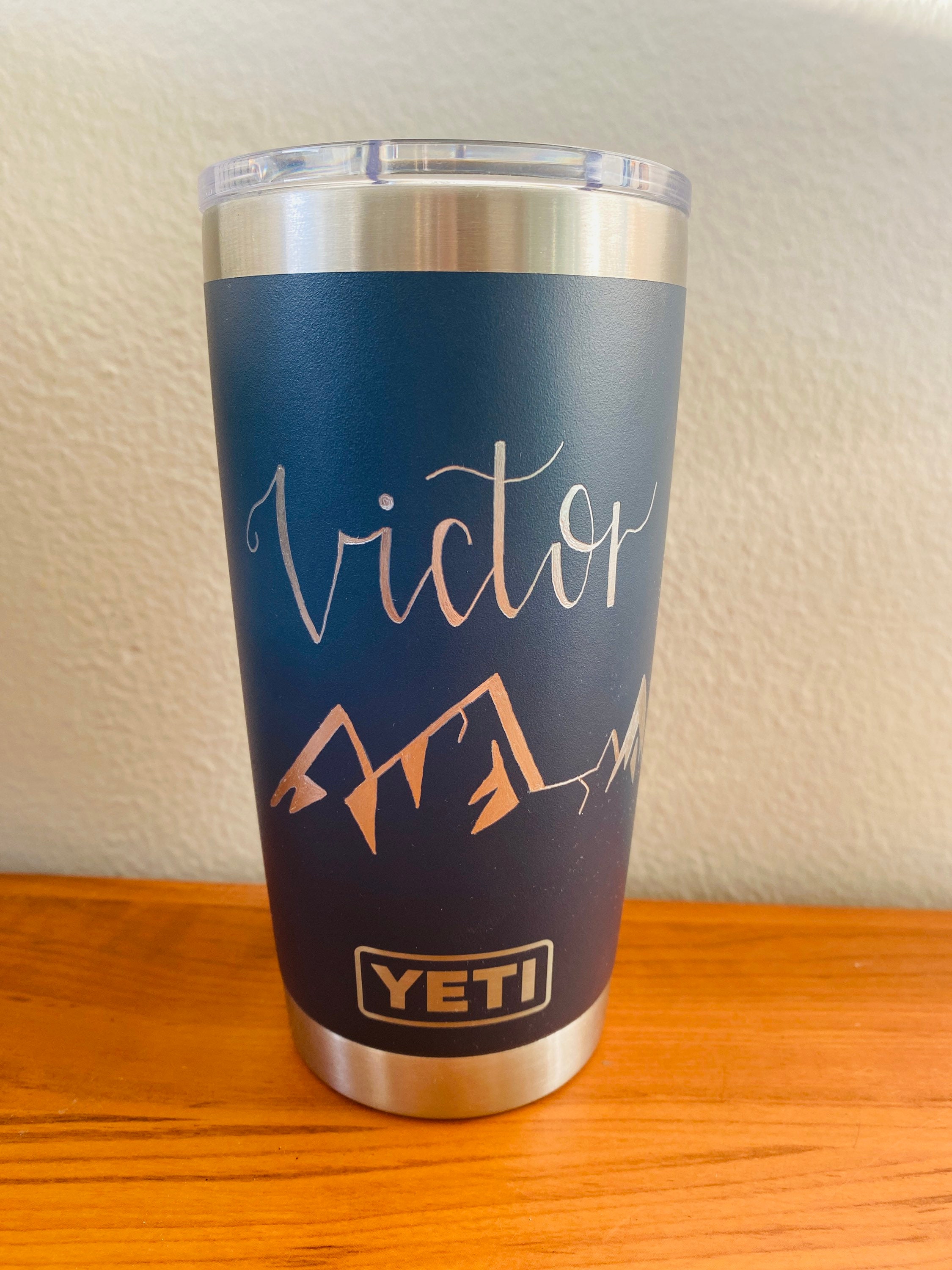 Personalized Engraved YETI® W/ Lid Wine Tumbler Bridesmaid 