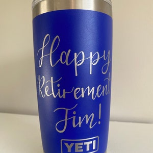 Custom YETI, Personalized YETI tumbler, engraved custom YETI Cup, wedding gift, groomsmen & bridesmaid gift, personalized coffee tumbler image 7