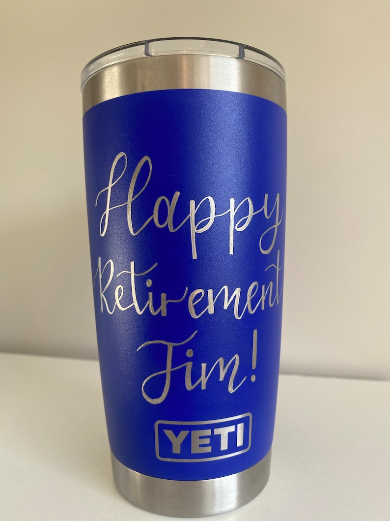 Custom YETI, Personalized YETI tumbler, engraved custom YETI Cup, wedding gift, groomsmen & bridesmaid gift, personalized coffee tumbler image 7