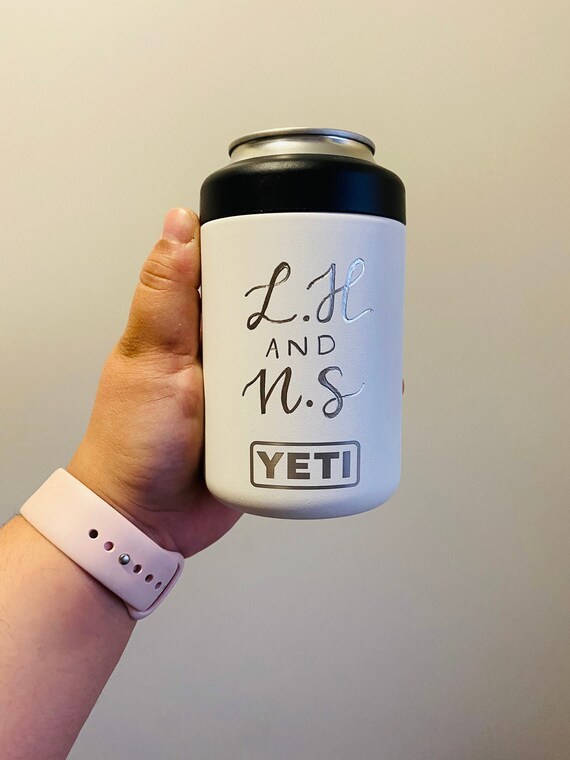 Personalized YETI YETI Beer Koozie Engraved YETI Tumbler Etsy