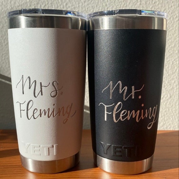 Mr. & Mrs. Engraved YETI Set