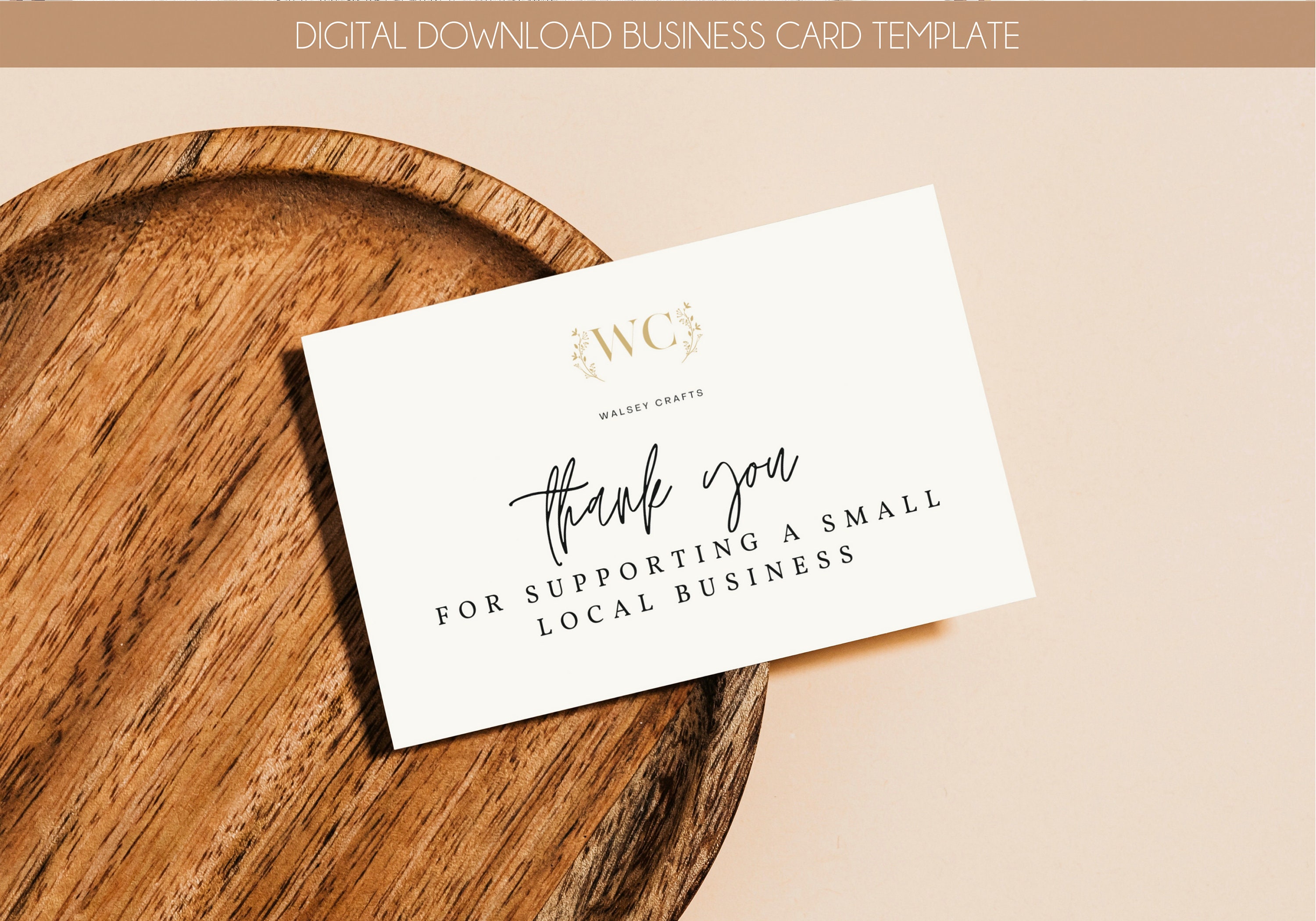 Business Thank You Cards Digital Download Thank You For | Etsy