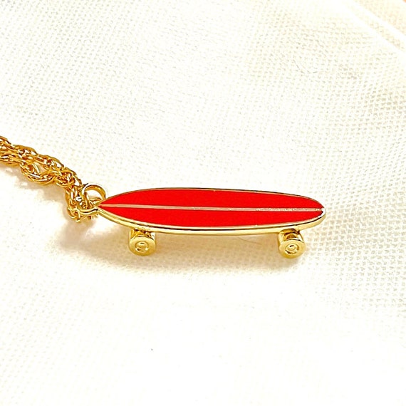 Vintage Skateboard Necklace - image 2