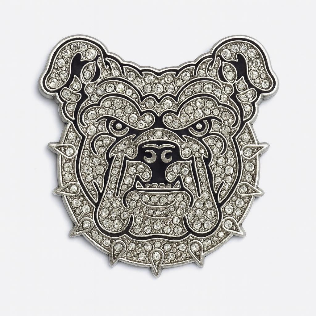 Rhinestone Aggie Bulldog Lapel Pin - Etsy
