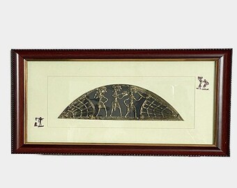 Unique Framed Metal Paintings, Framed Wall Art, Dhokra, Wall Decor, Wall Decoration, Metal Art, Indian Art, Fair Trade, Painting, Ethnic Art