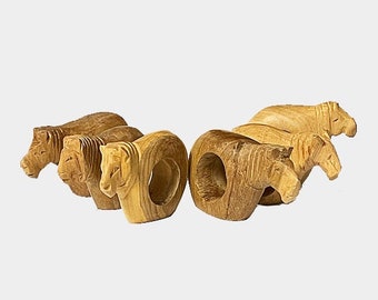 African Safari Lion Napkin Rings Set of Six, Napkin Rings Set, Lion Napkin Rings, Dinner Party Napkin Rings, African Kitchenware, Dining