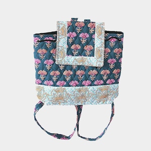 Fair trade backpack purse top