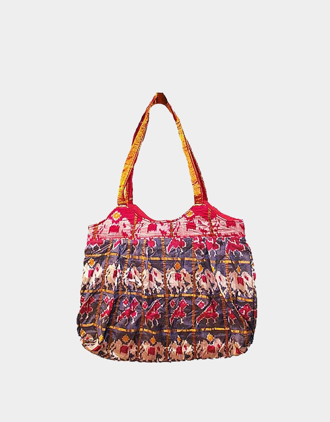 Tote Bag, Silk Tote Bags, Indian Tote Bags, Fair Trade Tote Bags
