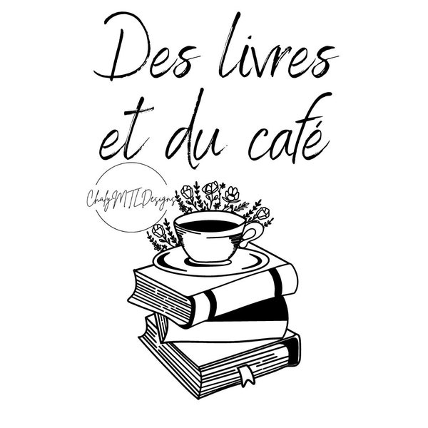 Des livres et du café PNG * Café PNG *  PNG Francais*