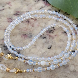 Opal and gold Eyeglass Sunglass Chain