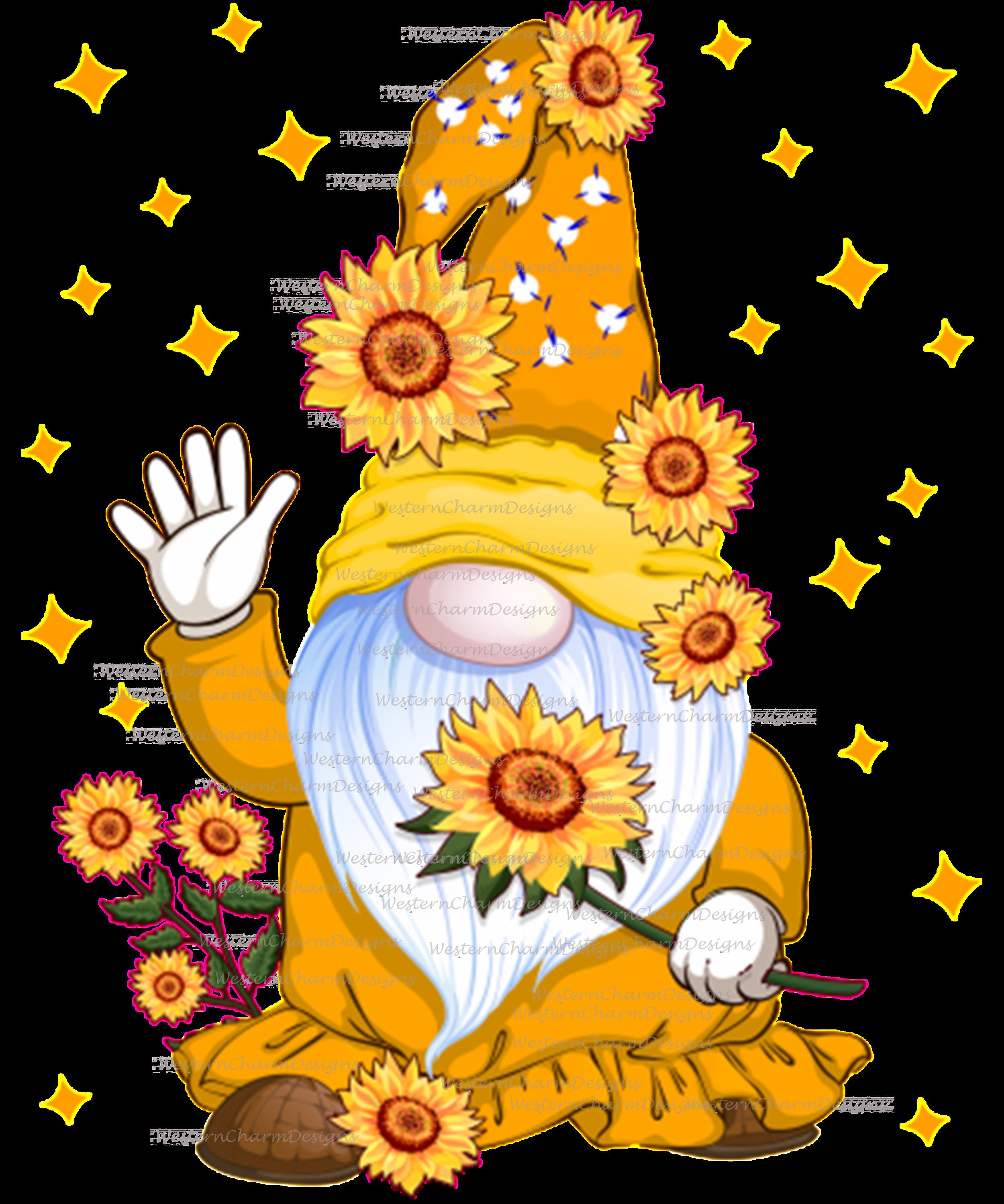 Sunflower gnome Etsy