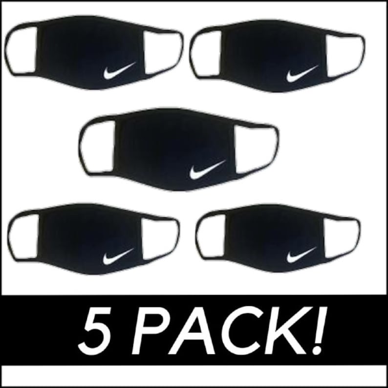 Nike face mask 5 pack Etsy
