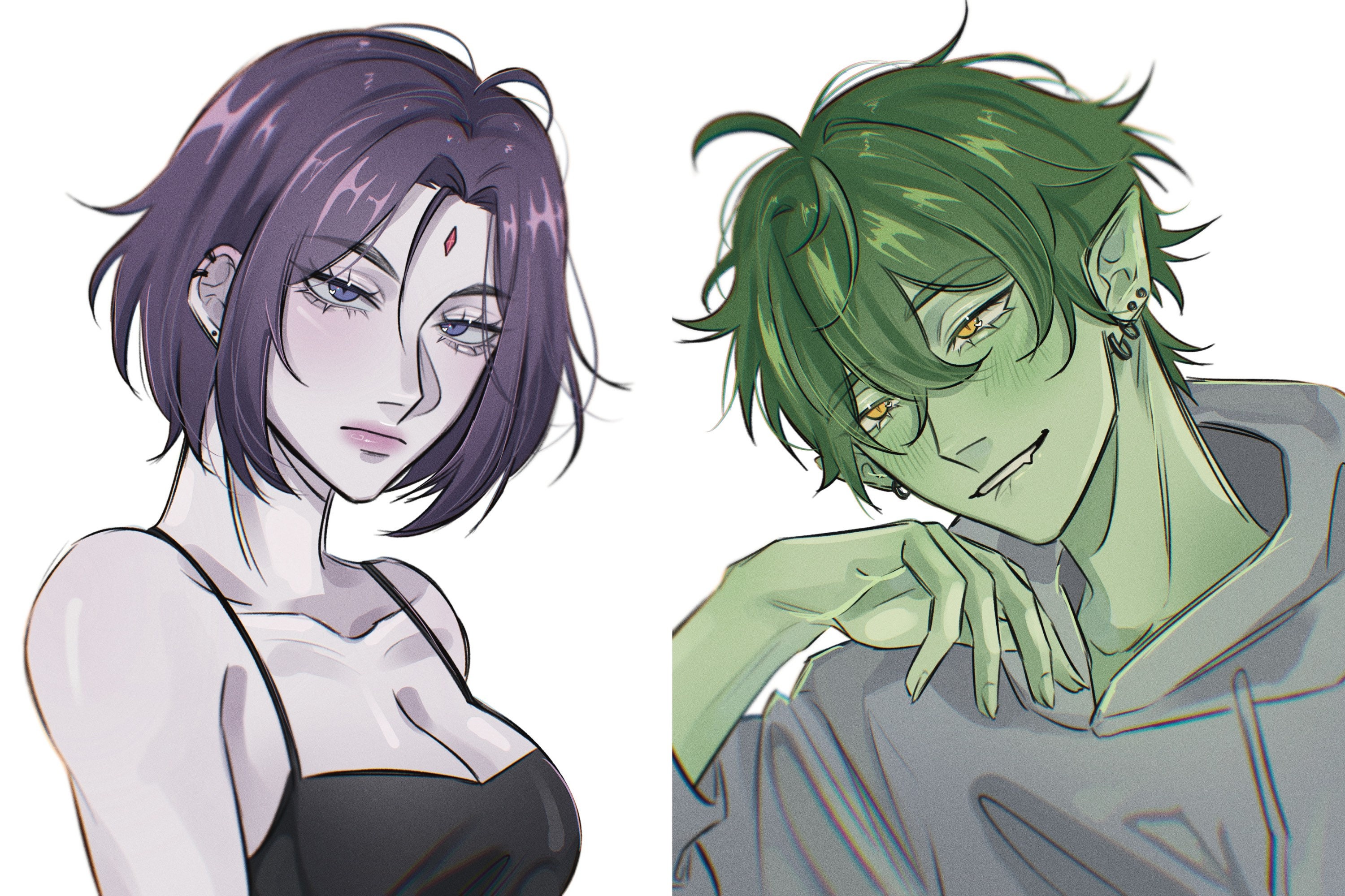 Raven And Beast Boy