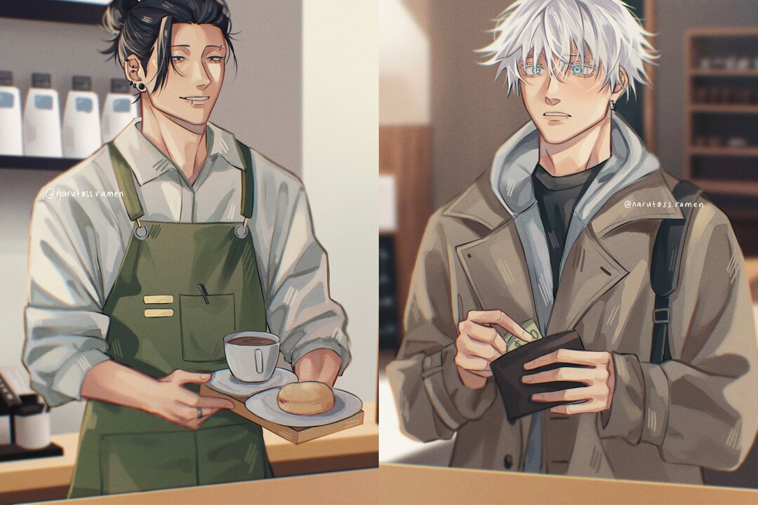 Anime Drawing School Photo GLOSSY ART PRINT Gojogeto Etsy