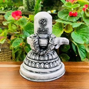 SHIVE Linga Shiva Murti Narmada Shivling pooja Shivling Escultura hindú Shiva Escultura Pooja Murti Shiva Linga Piedra hecha Shiva Llingo
